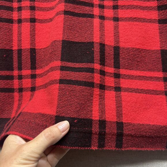 VTG 90s GAP Plaid Henley Pocket Oversized Longsleeve T-Shirt Medium Grunge Skate - Picture 3 of 12